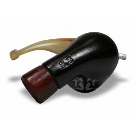 Cachimbo Bertoldi Anel Madeira Preto com Filtro Permanente